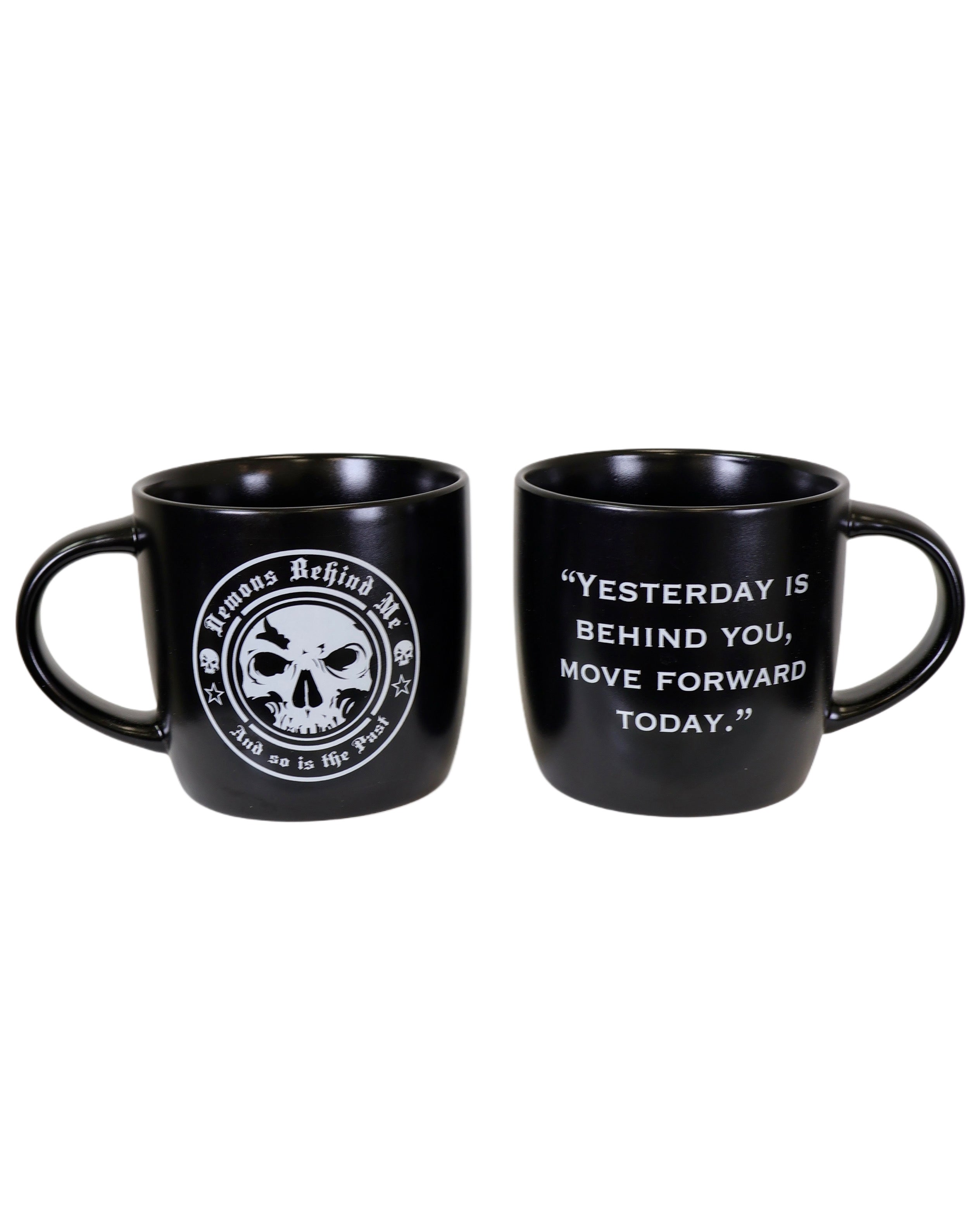 Large Ceramic Double Sided Coffee Mug (15 oz.)