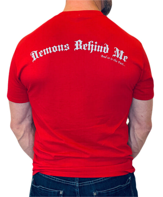 Closeout- Men's Red Moisture Management T-Shirt 2.0