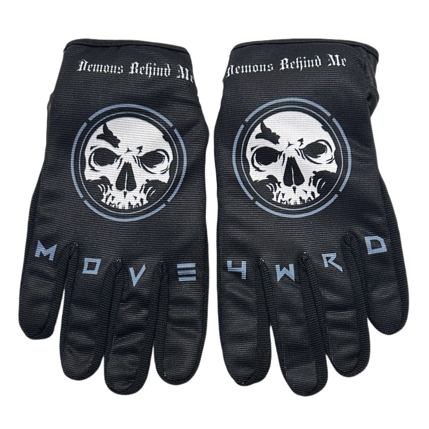 Black Gloves - White Logo