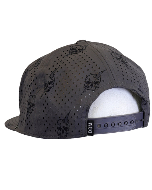 "Electric Head" Laser Cut Adjustable Performance Rope Cap