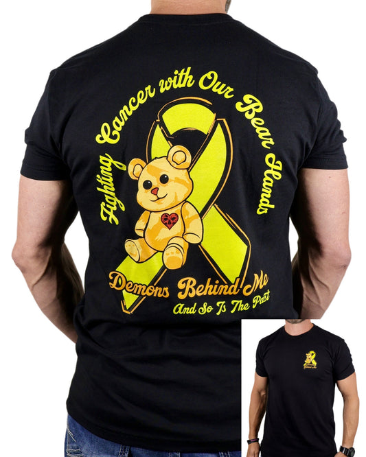 Unisex Fighting Cancer Teddy Bear Tee - All Proceeds to Families in Need