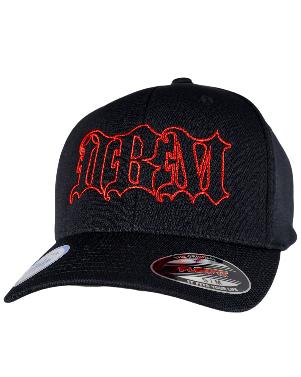 Pick Your Thread Color Flexfit "Never Fade" Big DBM Outline Cap