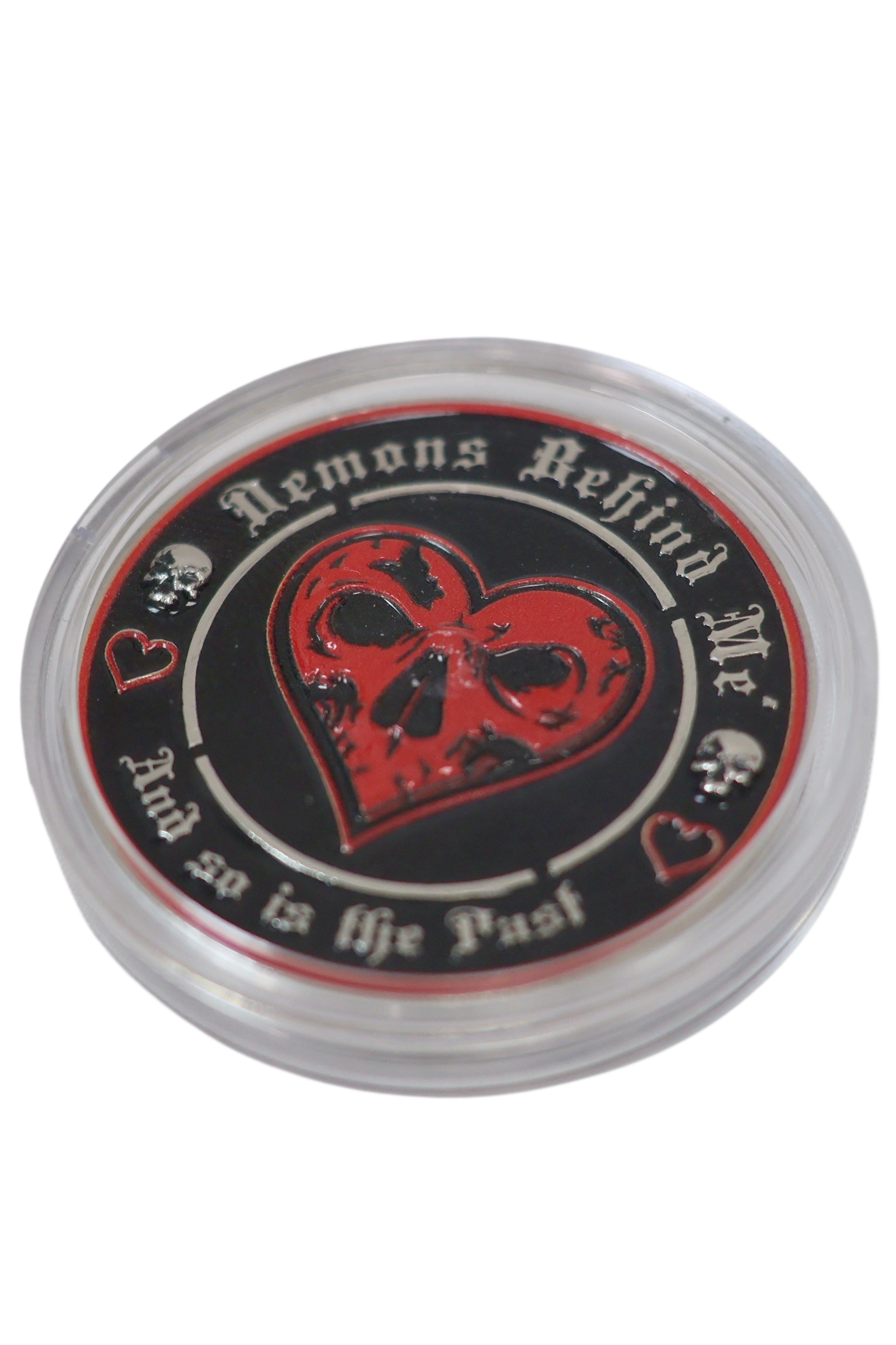 Heart Skull Two-Sided, 3D Logo Challenge Coin