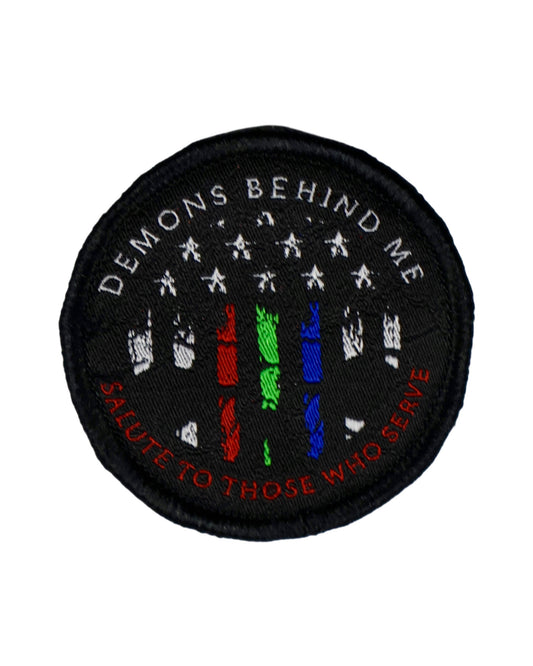 "Salute To Those Who Serve" Woven Velcro Patch