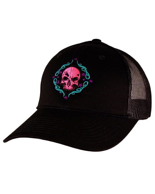 LIMITED EDITION NOVEMBER! Women's Gypsy Black Snapback Ponytail Trucker Cap