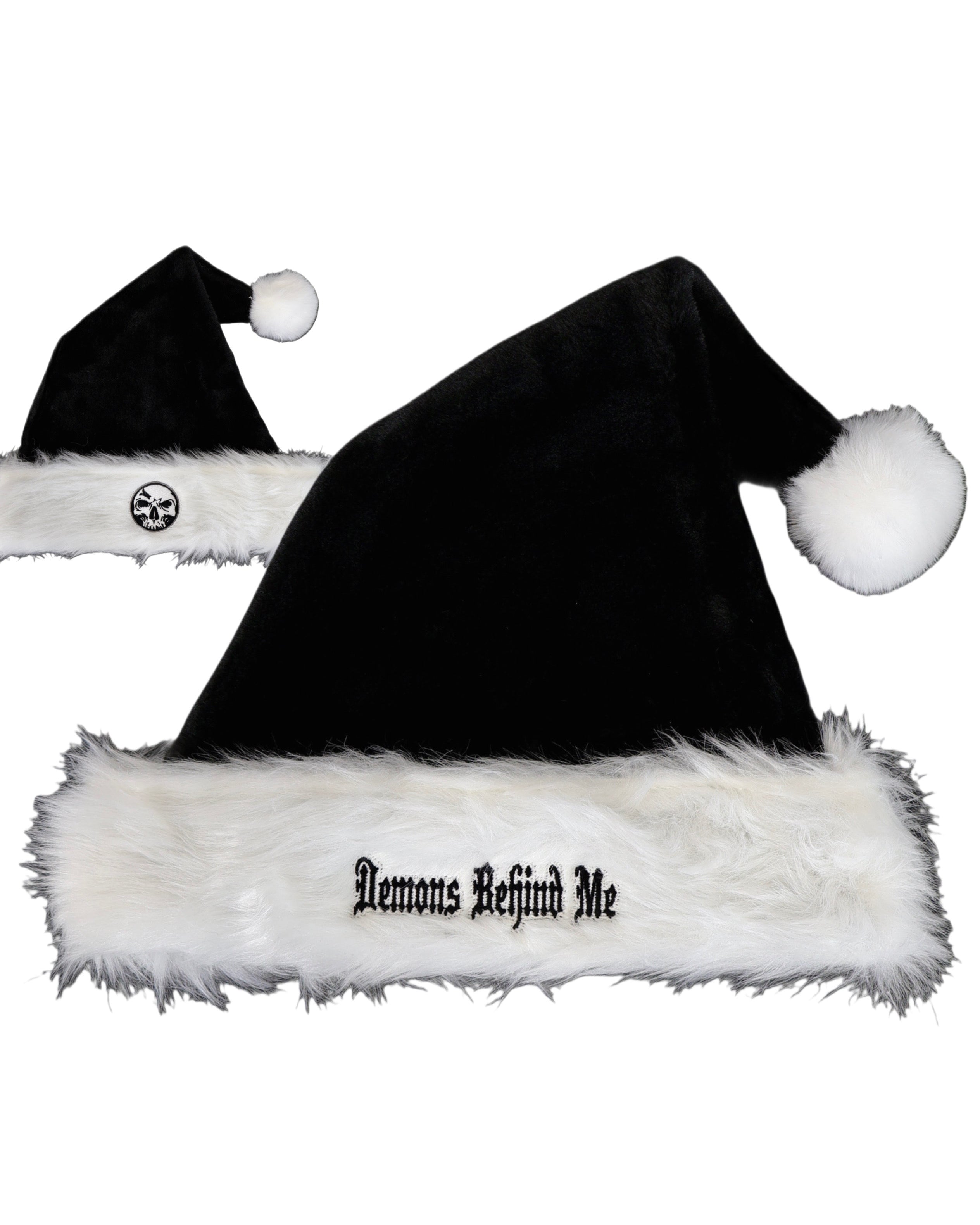 Plush Santa Hat - Circle Skull Logo - LIMITED EDITION!
