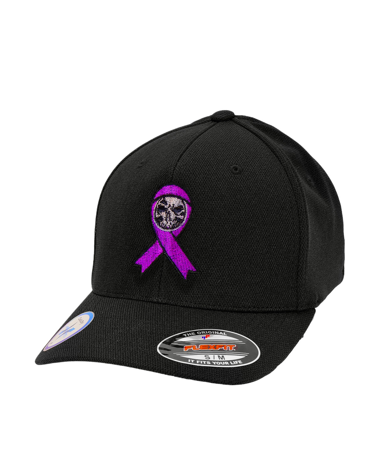 Flexfit "Never Fade" Purple Awareness Ribbon Cap