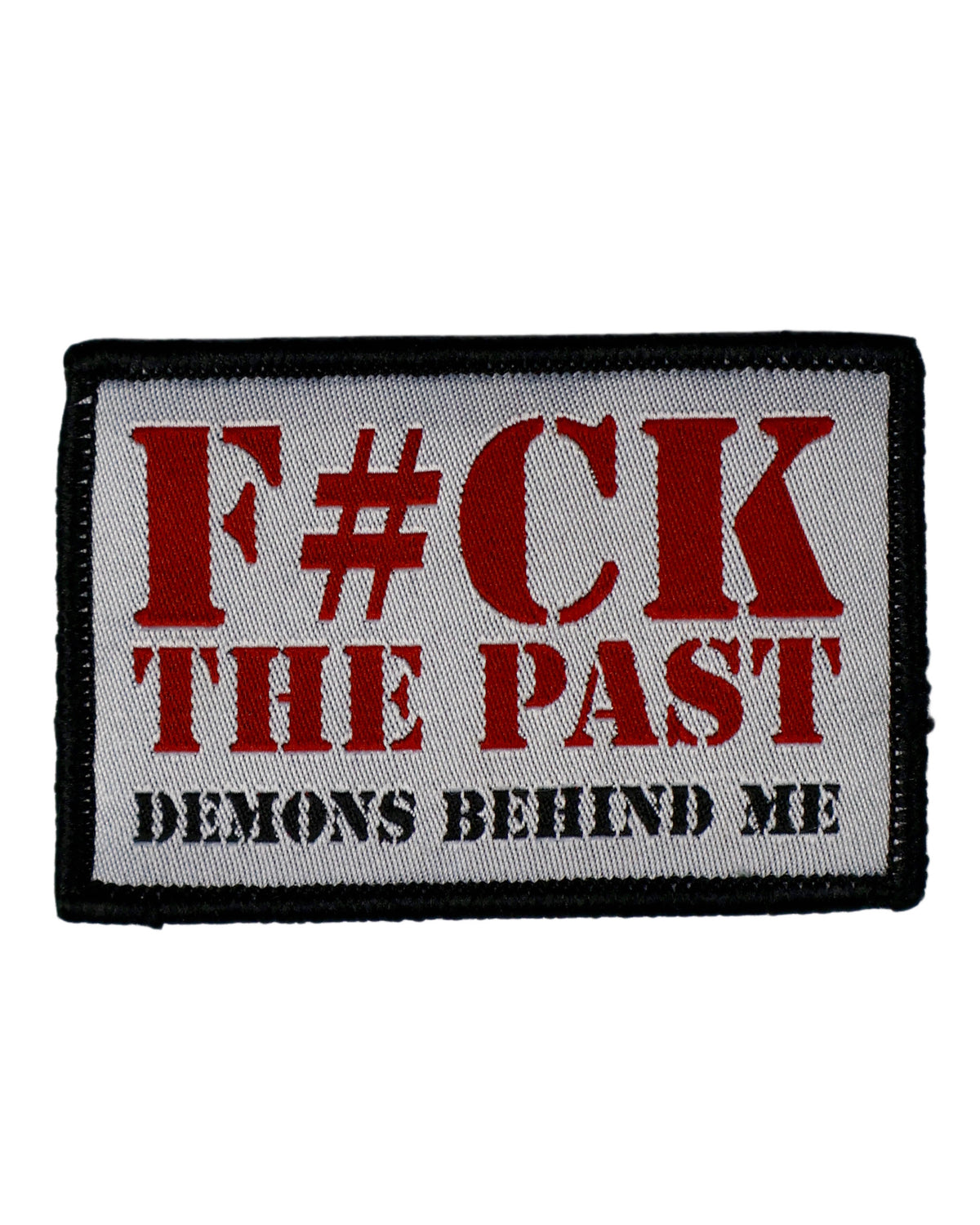 "F The Past" Woven Velcro Patch