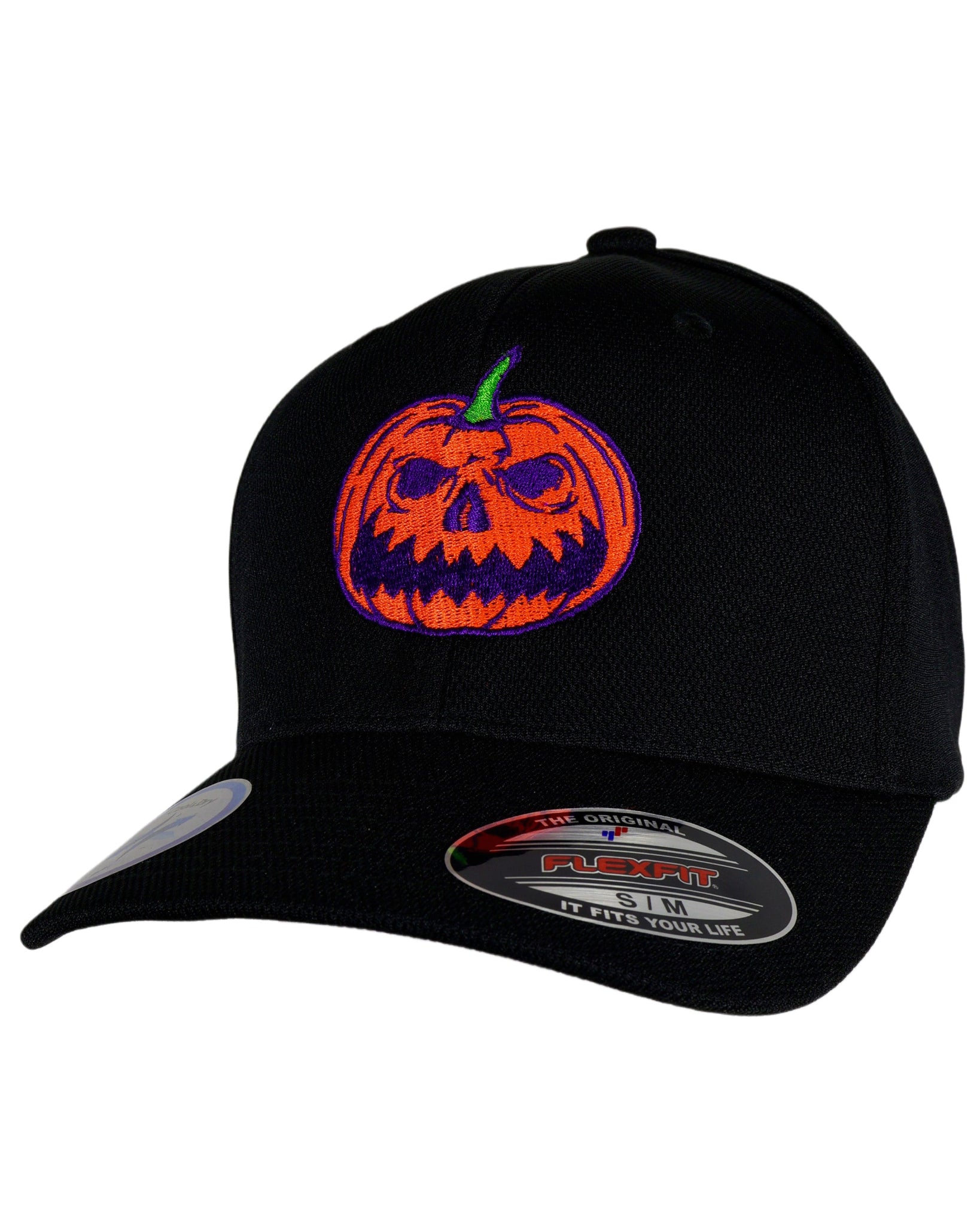 LIMITED EDITION! Jack-O-Lantern Black Flexfit 