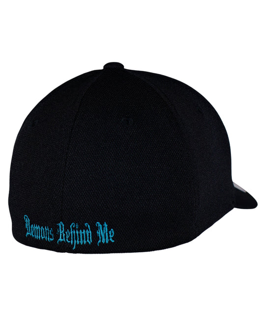 Suicide Prevention Ribbon - Black Flexfit "Never Fade" Cap