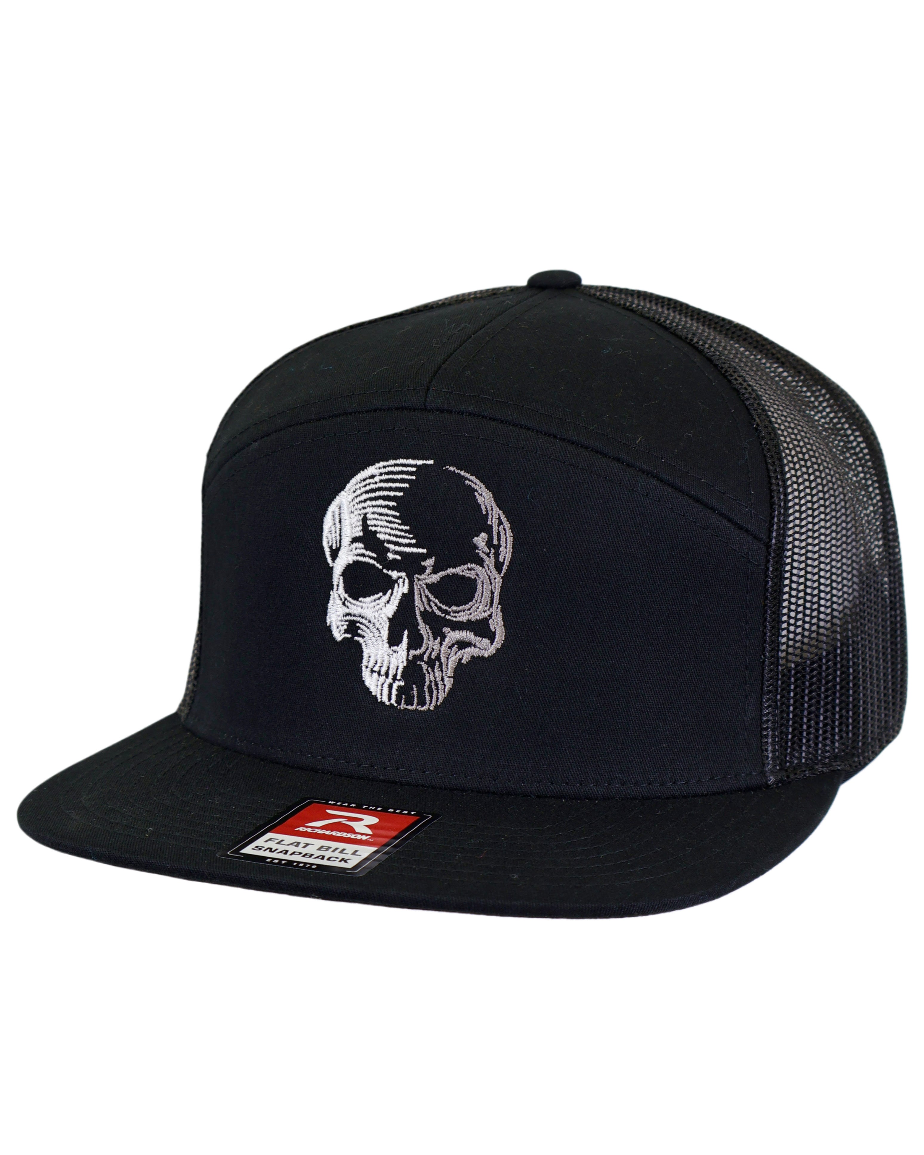 LIMITED EDITION Richardson 7 Panel Adjustable Cap - Two Tone Skull