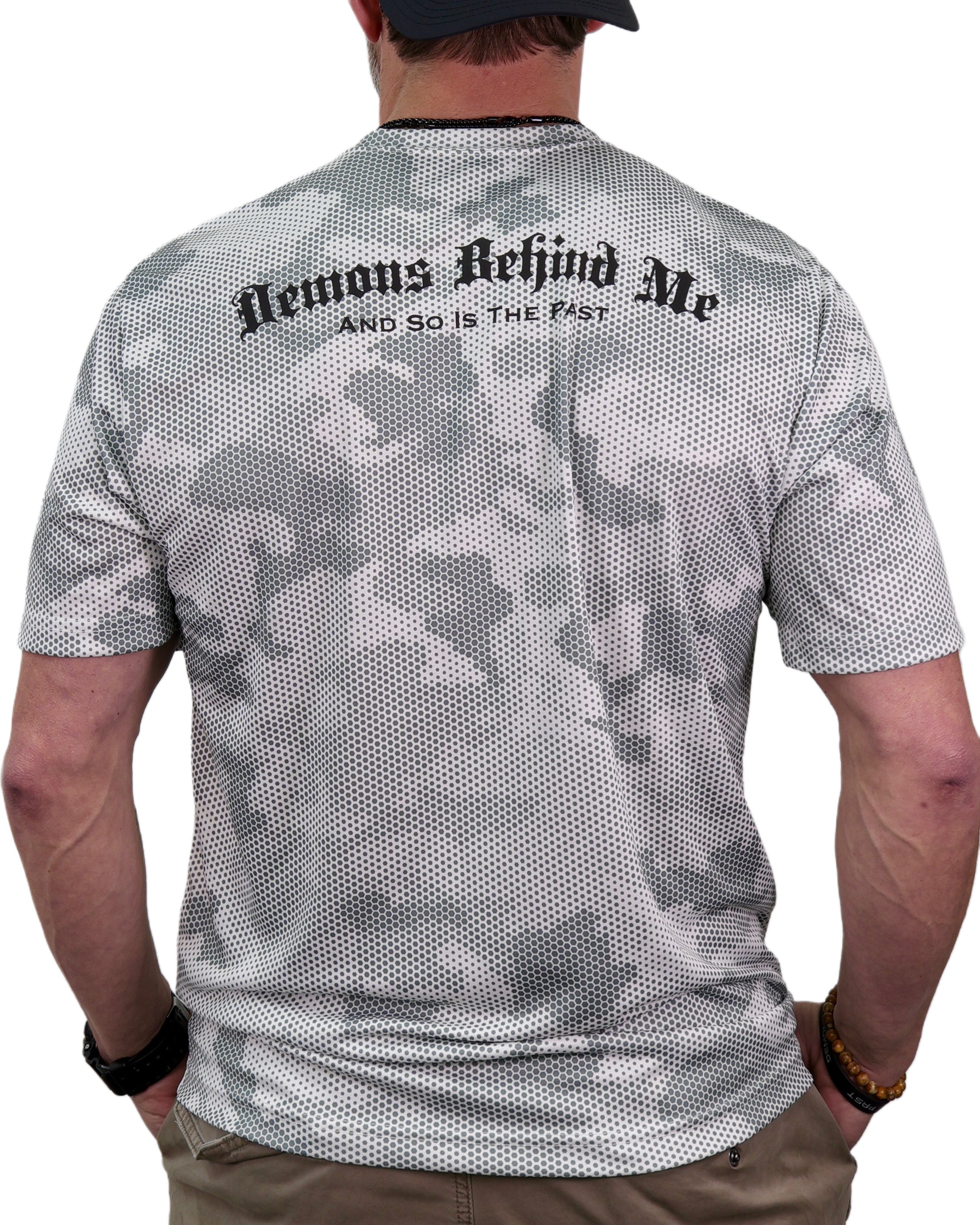 Premium Performance Camo-Hex Classic Logo Tee