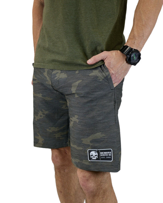 NEW - Tactical Camo Hybrid Shorts