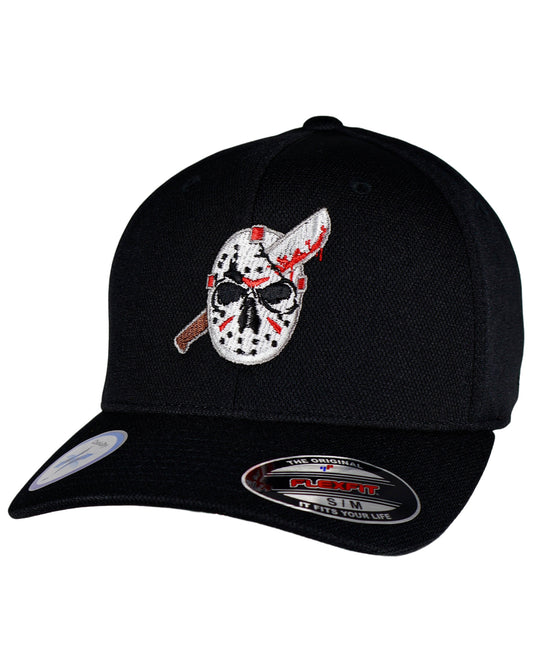 "Friday The 13th" Black Flexfit "Never Fade"  Cap