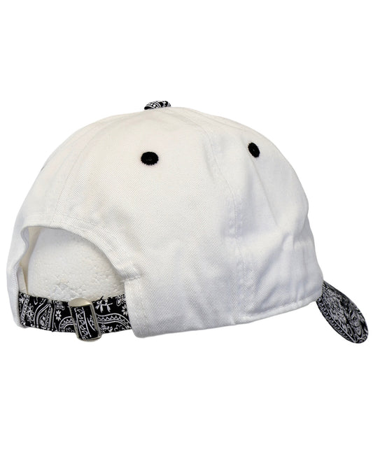 Black Script Bandanna Bill Dad Cap