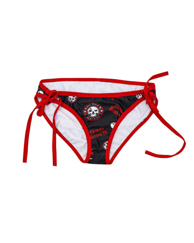 SAVE 15% Black & Red Bikini Top & Bottom Bundle