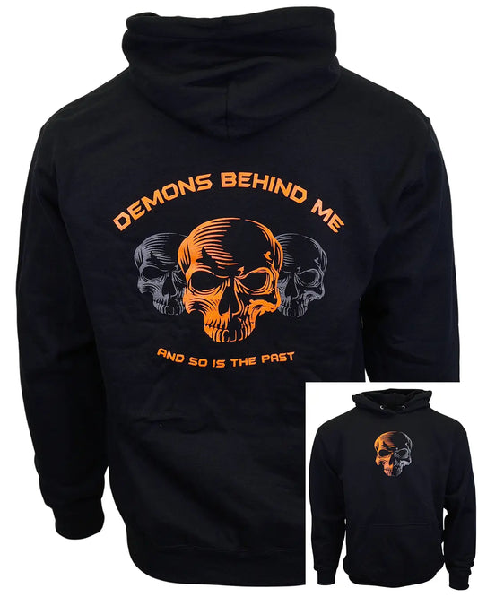 The "Blaze" Two-Tone Reflective Skull Premium Unisex Hoodie