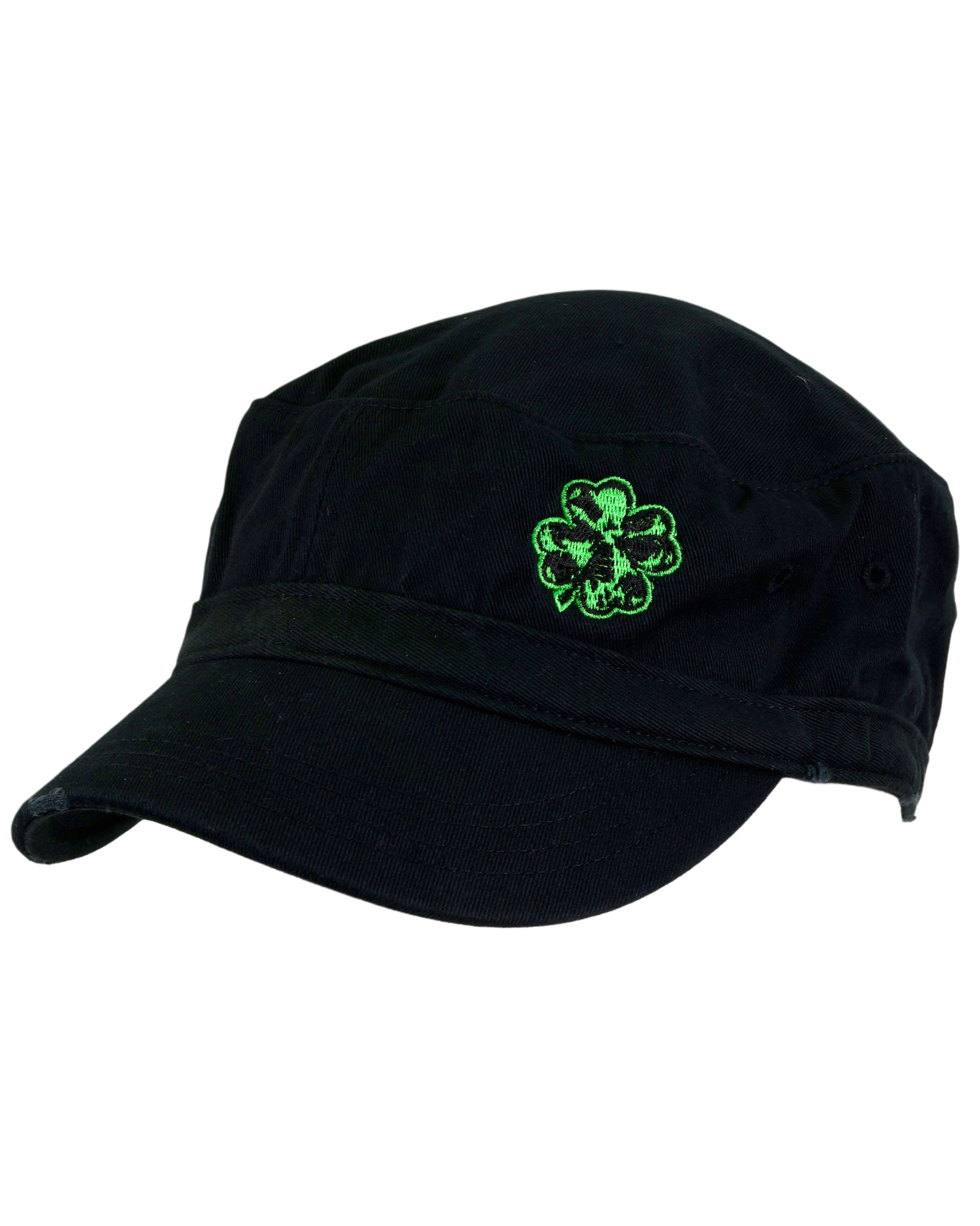 LIMITED EDITION Clover Logo Cadet Style - Black Adjustable Cap