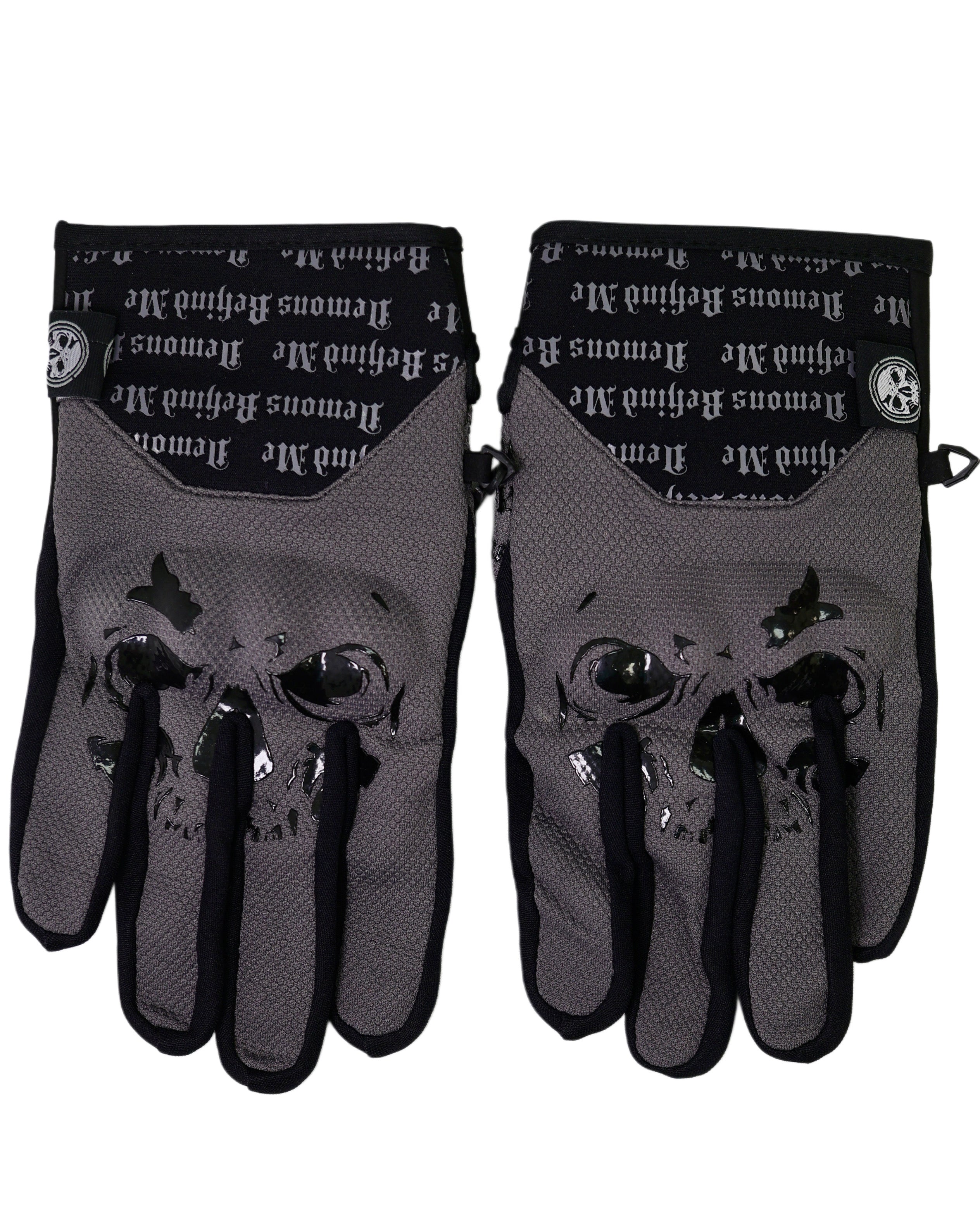 NEW! Big Skull Padded Riding Gloves