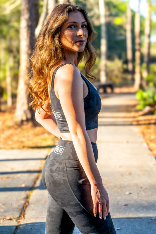 Women's Classic Fit Premium Black CAMO Leggings