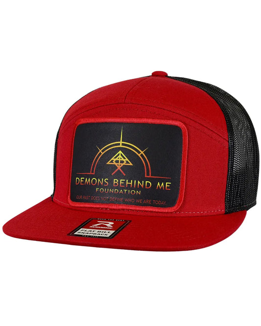 "Demons Behind Me Foundation" Richardson 7 Panel Adjustable Patch Cap