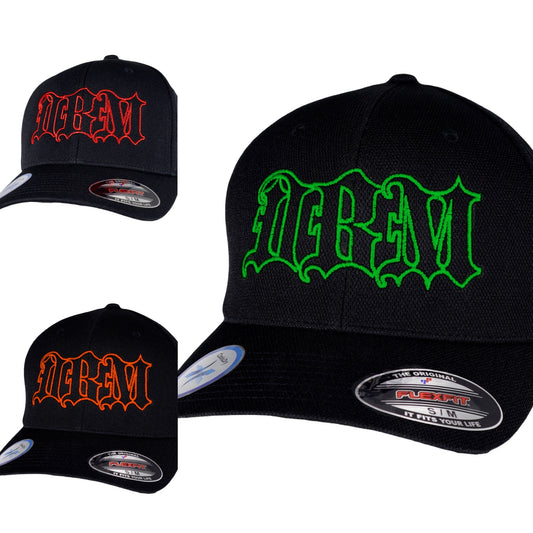 Pick Your Thread Color Flexfit "Never Fade" Big DBM Outline Cap