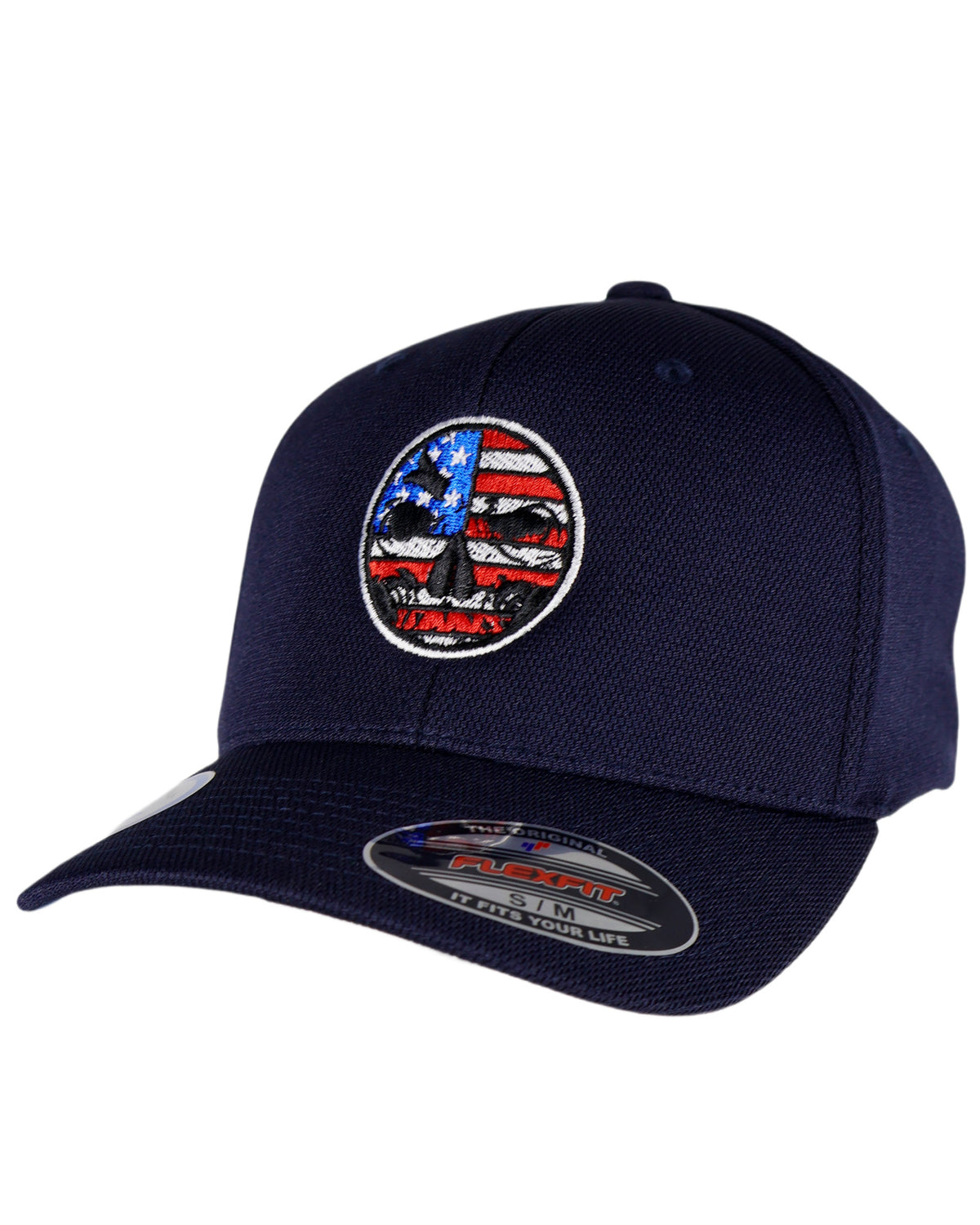 CLOSEOUT JULY! Flexfit "Never Fade" Patriotic Center Logo