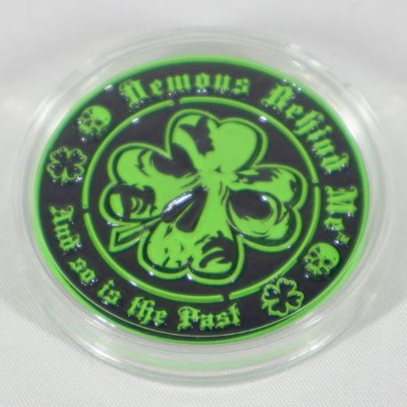 NEW! Clover Two-Sided, 3D Challenge Coin