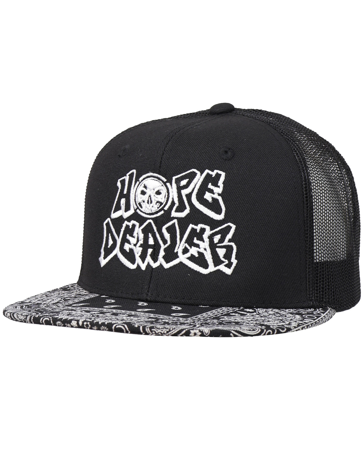 LIMITED EDITION Hope Dealer - Black Bandana Bill Snapback