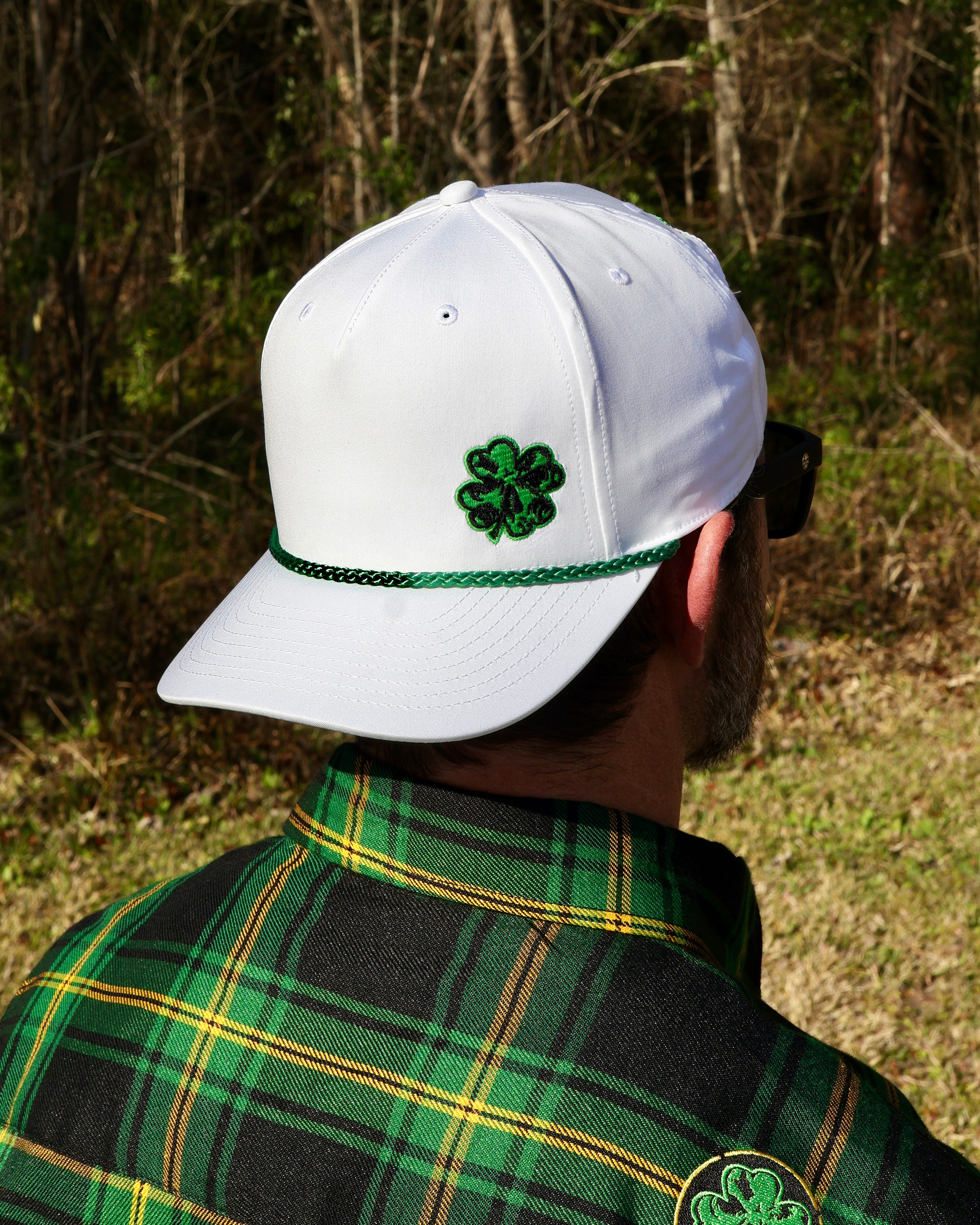 CLOSEOUT - Clover Logo Richardson Performance Rope Cap