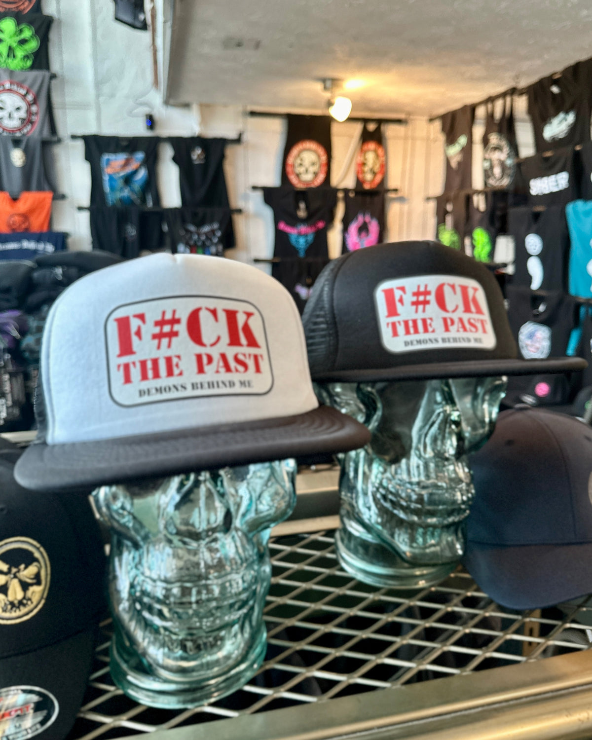 "F The Past" Flat Bill Foamie Hat