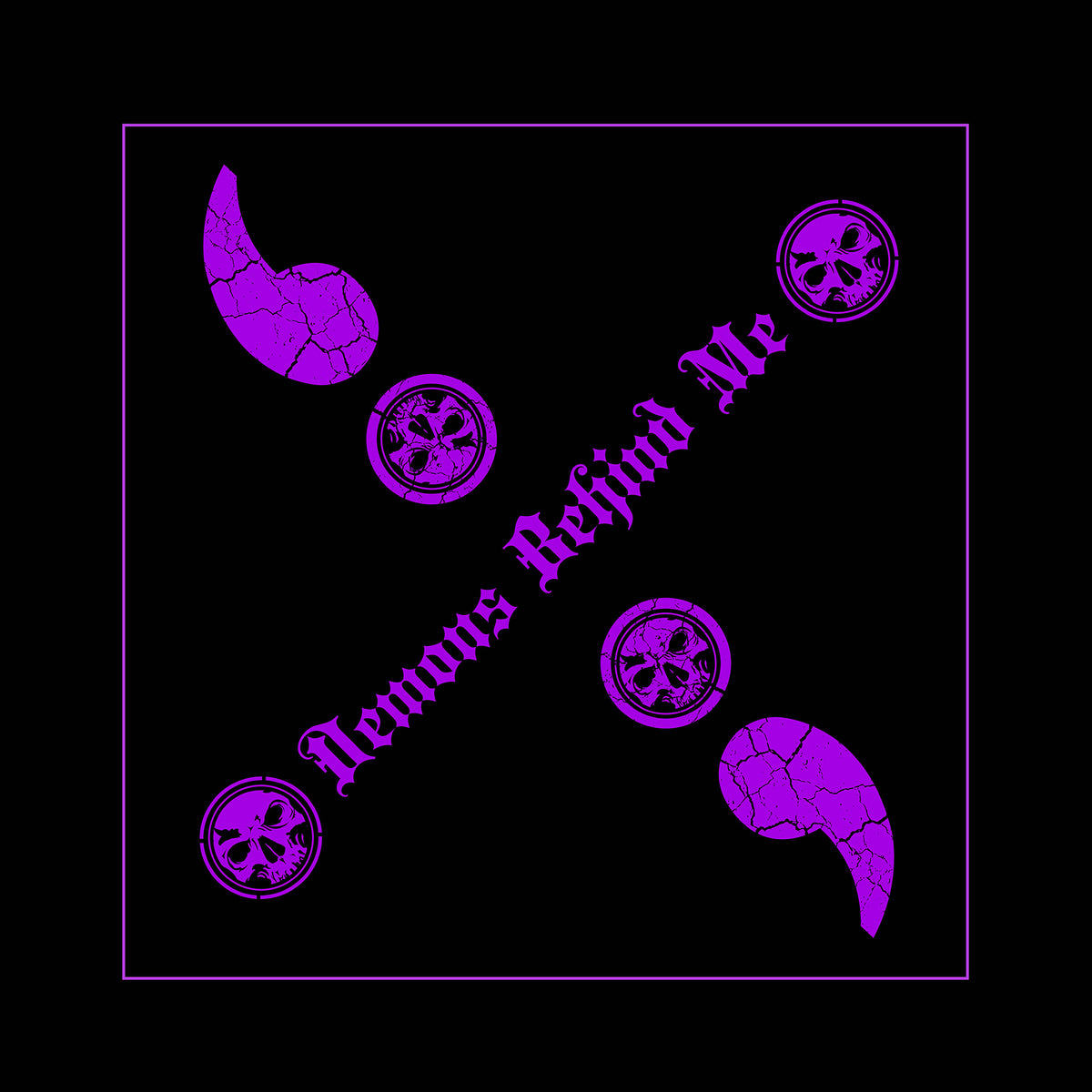 Purple Semicolon Bandana