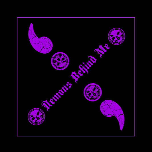 Purple Semicolon Bandana