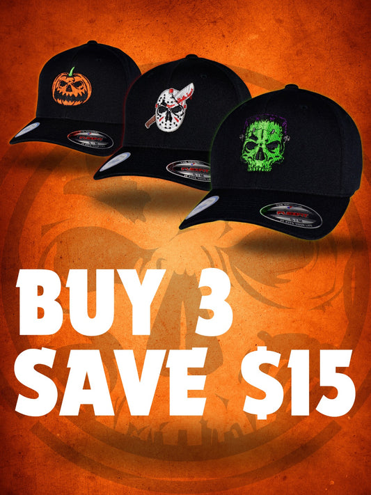 Buy 3 Horror Caps SAVE $15!