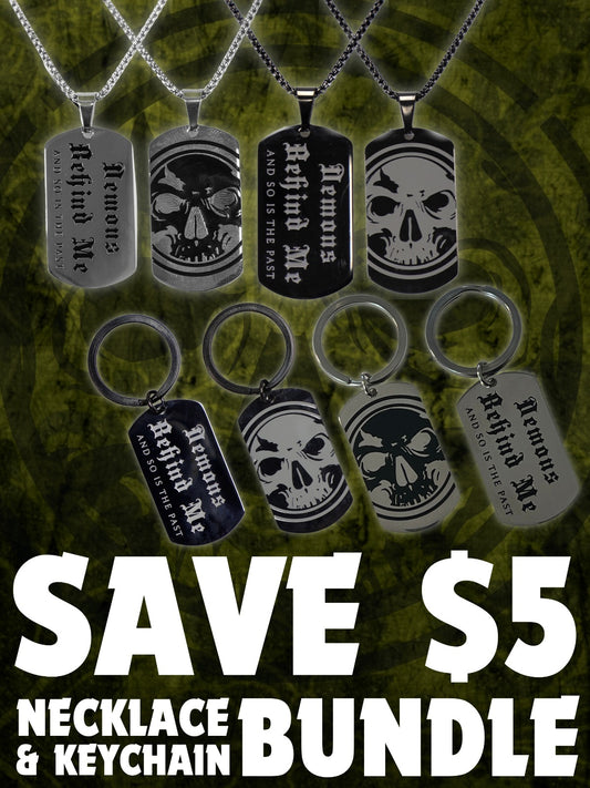 SAVE $5! BUNDLE DOG TAG NECKLACE WITH THE KEYCHAIN!