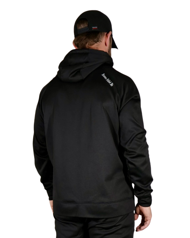 NEW! Unisex Black Performance Hooded Sweatshirt