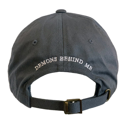 NEW! Gray Embroidered Adjustable Cap