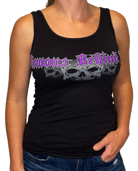 CLOSEOUT! Women's Wings & Purple Cross Tank Top
